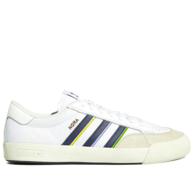 Adidas Nora - Cloud White/Shadow Navy/Gold Metallic sold by Source Skate Co.