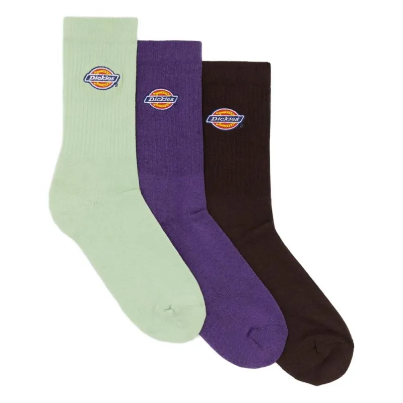 Dickies Valley Grove Socks (3 Pack) - Quiet Green sold by Source Skate Co.