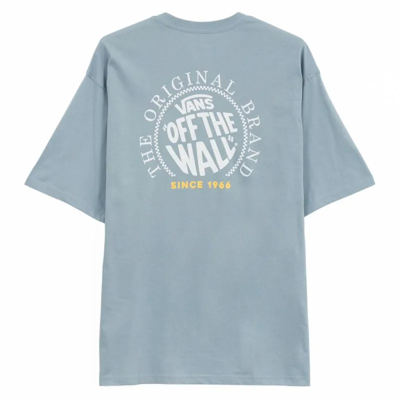 Vans Circle Loose Fit T-shirt - Dusty Blue sold by Source Skate Co.