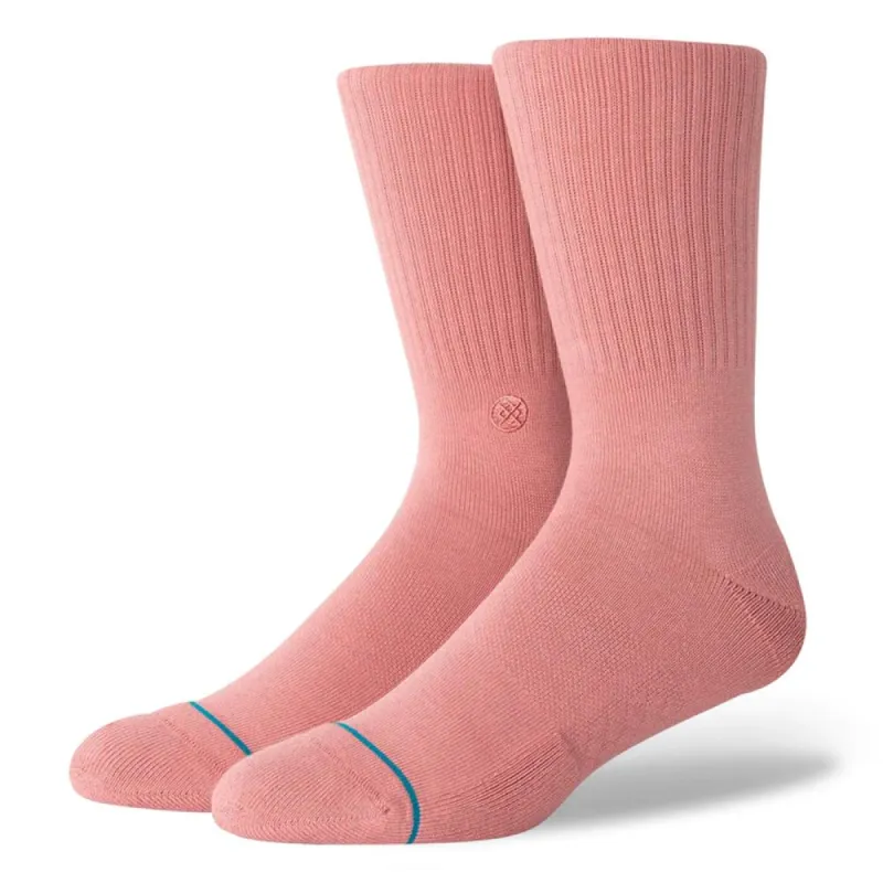 Stance Icon Socks - Rose Smoke/ Large sold by Source Skate Co.