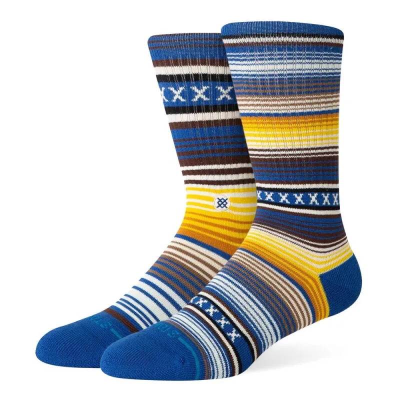 Stance Curren St Crew Socks - Blue - Large sold by Source Skate Co.