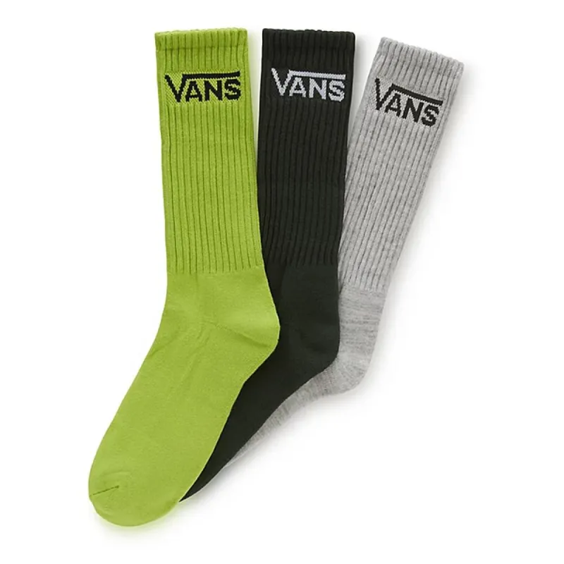 Vans Classic Crew Socks 3 Pack - Mountain View sold by Source Skate Co.