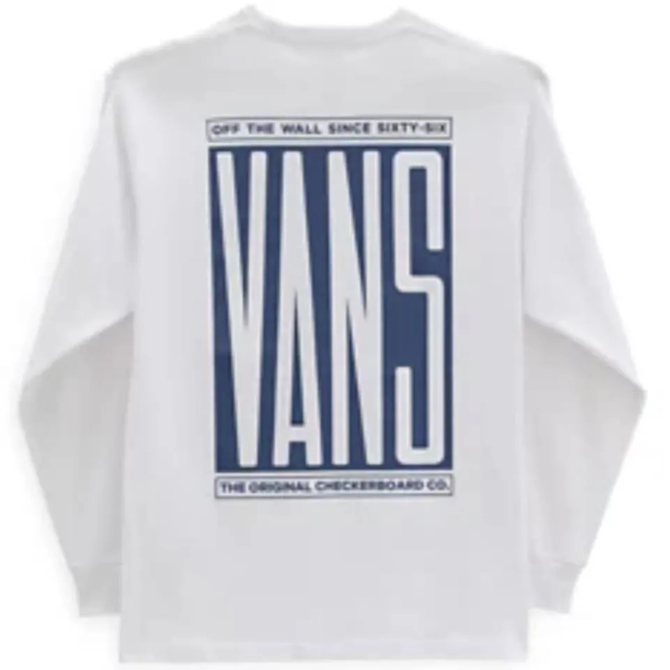Vans Type Stretch Long Sleeve T-Shirt - White sold by Source Skate Co. product image thumbnail 2