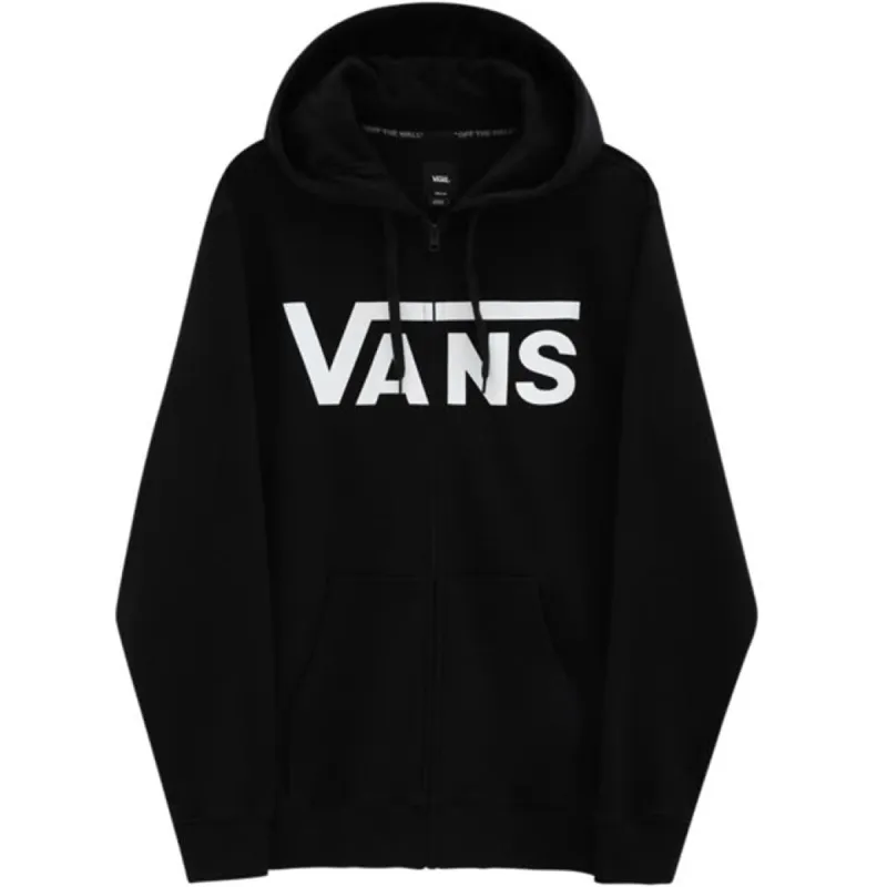 Vans Classic Zip II Hoodie - Black/White sold by Source Skate Co.