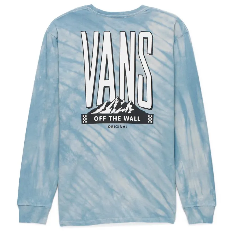 Vans Peaked Tie Dye Long Sleeve T-shirt - Blue Mirage sold by Source Skate Co.