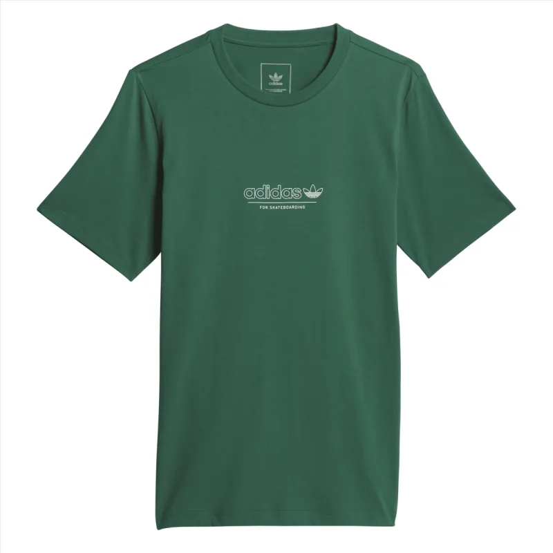 Adidas 4.0 Strike Through T-Shirt - Dark Green made by Adidas