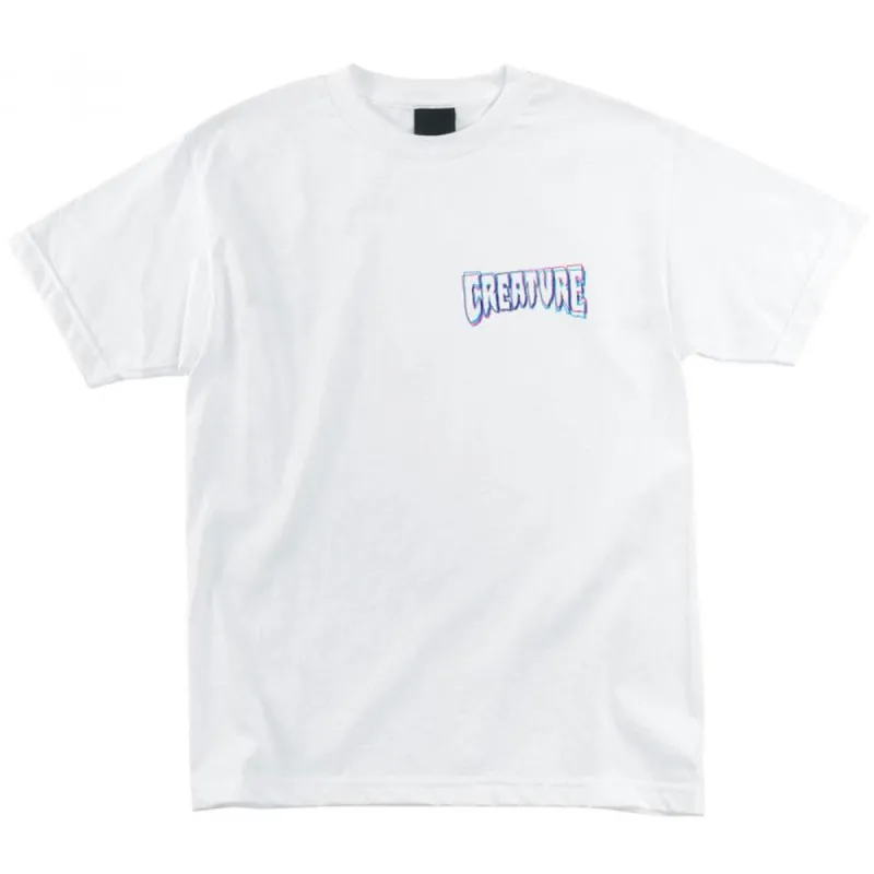 Creature 3D Logo T-Shirt - White sold by Source Skate Co.