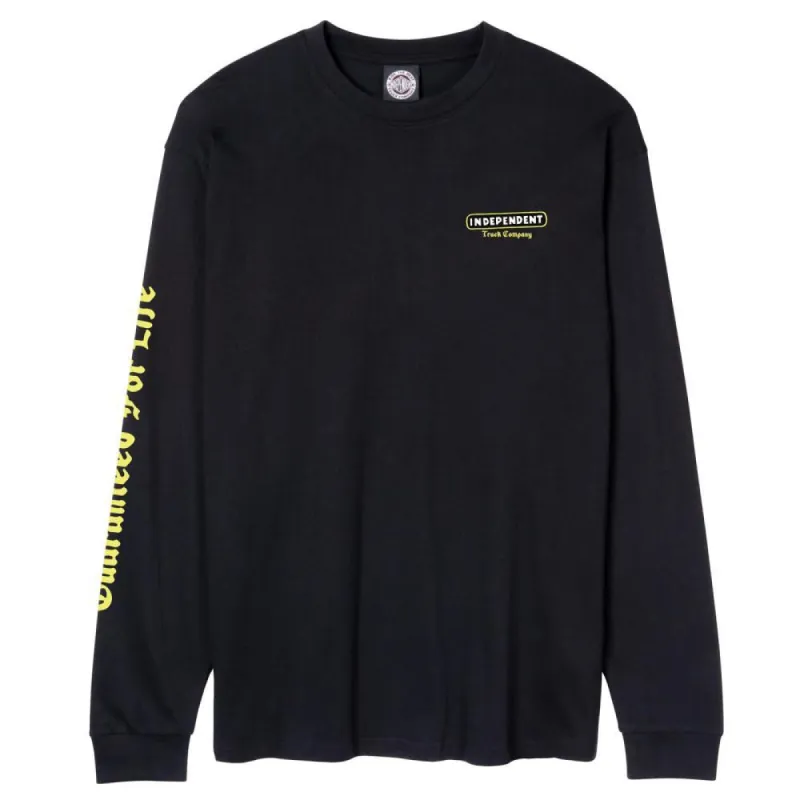Independent GFL Truck Co. Longsleeve T-Shirt - Black sold by Source Skate Co.