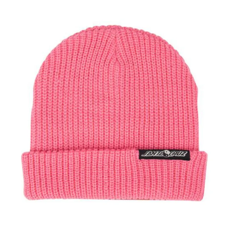 Santa Cruz Womens Yin Yang Strip Beanie - Pink sold by Source Skate Co.