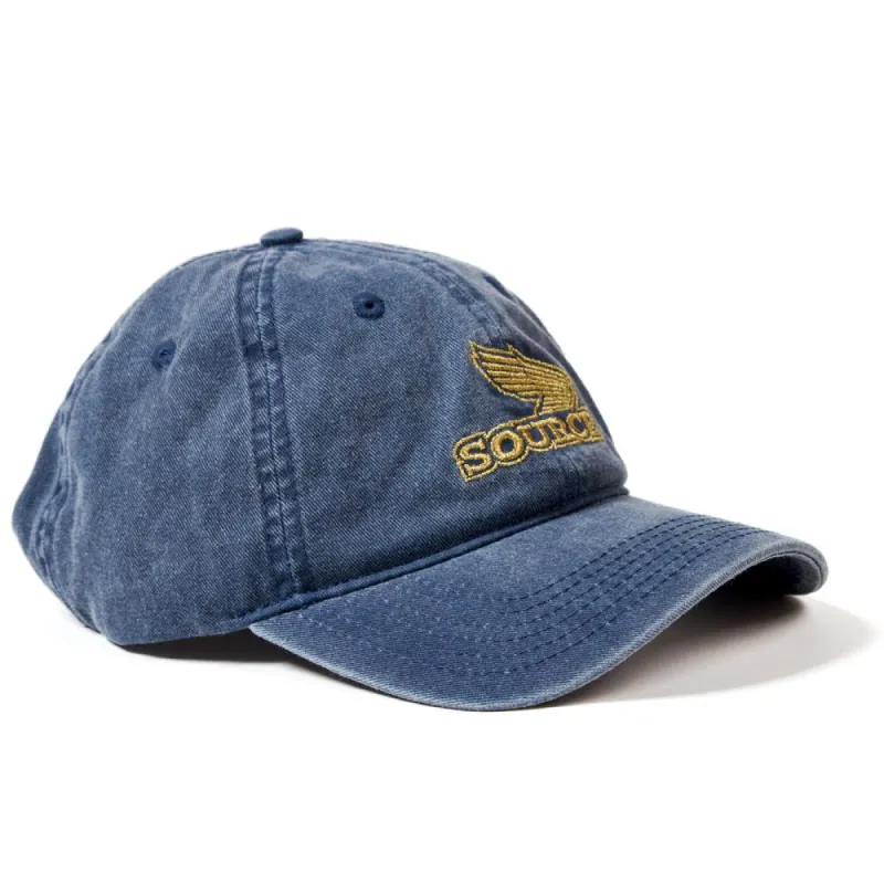 Source Wing 6-panel Cap - Navy made by Source Skate Co.