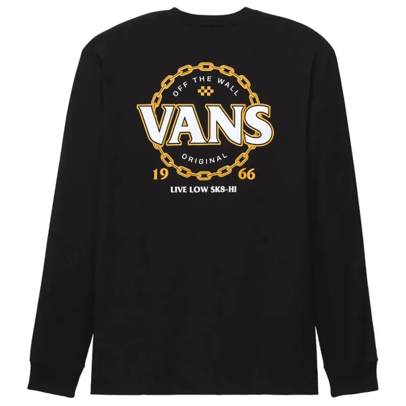 Vans Chain Long Sleeve T-Shirt - Black sold by Source Skate Co.