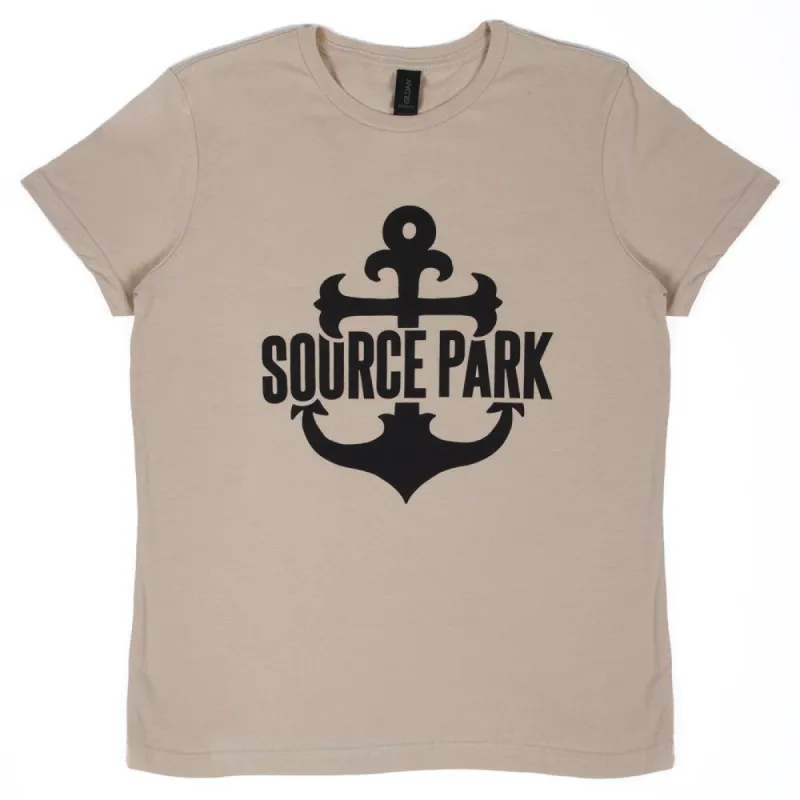 Source Park Womens T-Shirt - Sand sold by Source Skate Co.