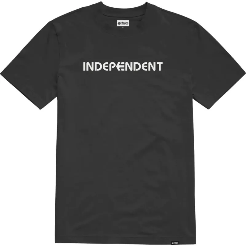 Etnies Independent T-Shirt - Black sold by Source Skate Co.