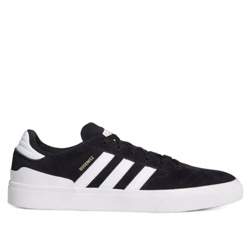 Adidas Busenitz Vulc II Shoes - Core Black/Flat White/Gum sold by Source Skate Co.