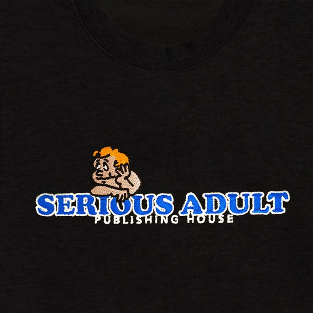 Serious Adult Thinking Man Sweatshirt - Black sold by Source Skate Co. product image thumbnail 2