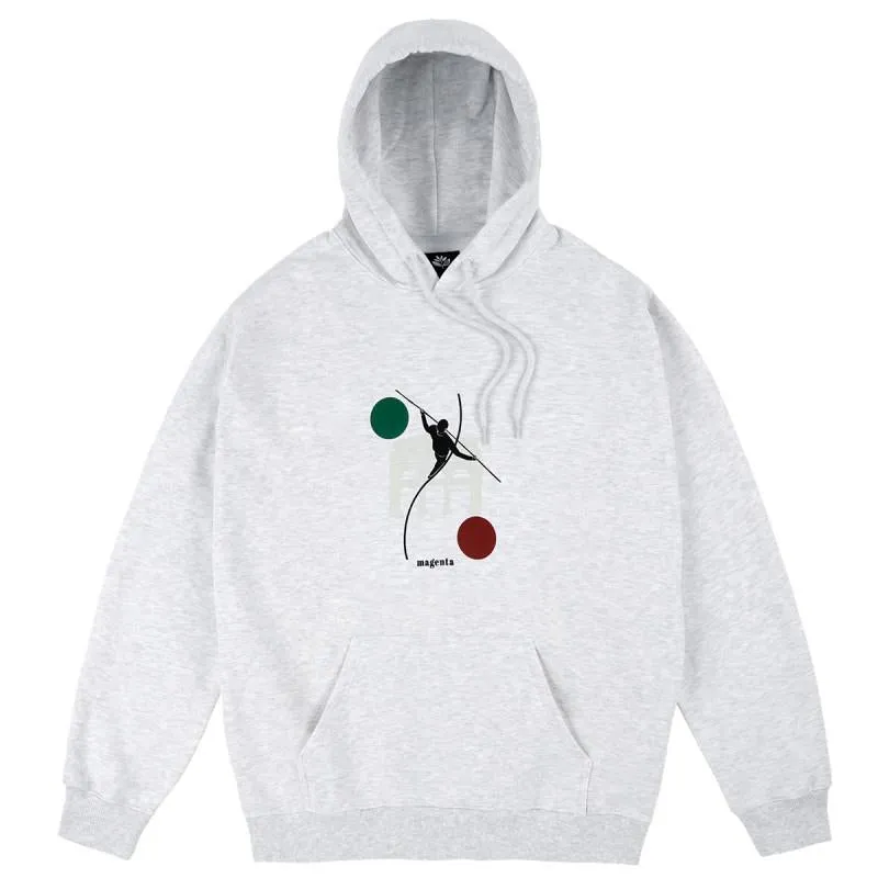 Magenta Balance Hoodie - Ash sold by Source Skate Co.