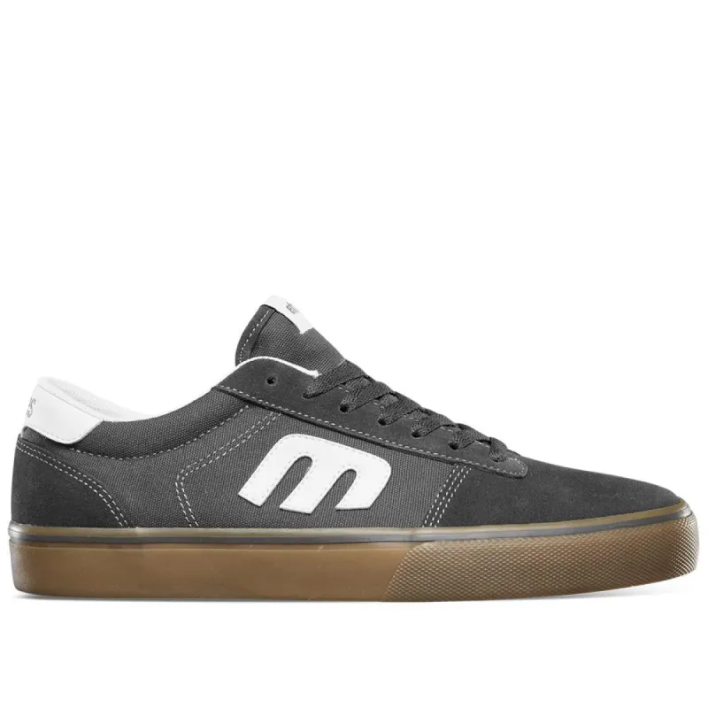 Etnies Calli Vulc - Dark Grey/ White/Gum sold by Source Skate Co.