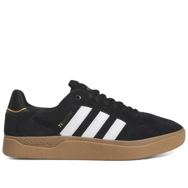 Adidas Tyshawn Remastered - Core Black/Cloud White/Gum sold by Source Skate Co.