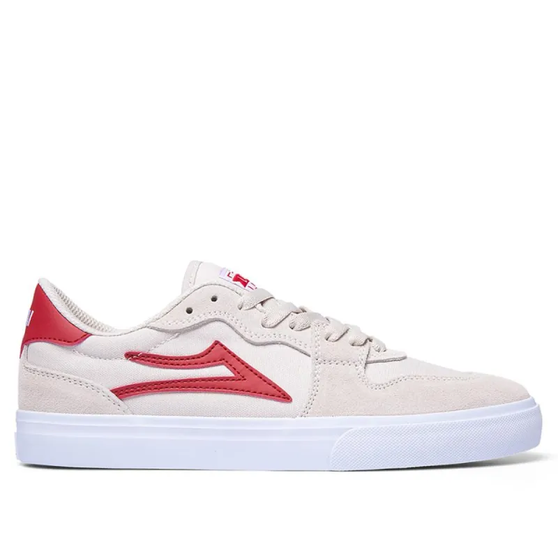 Lakai York - White/Red Suede sold by Source Skate Co.
