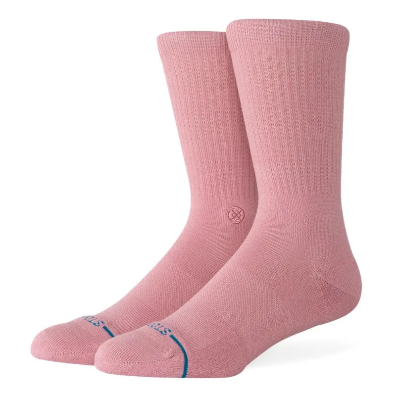 Stance Icon Socks - Dusty Rose - Large sold by Source Skate Co.