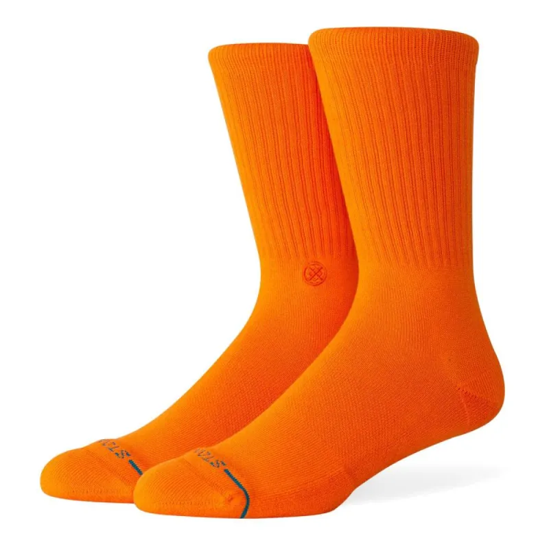 Stance Icon Socks - Orange - Large sold by Source Skate Co.