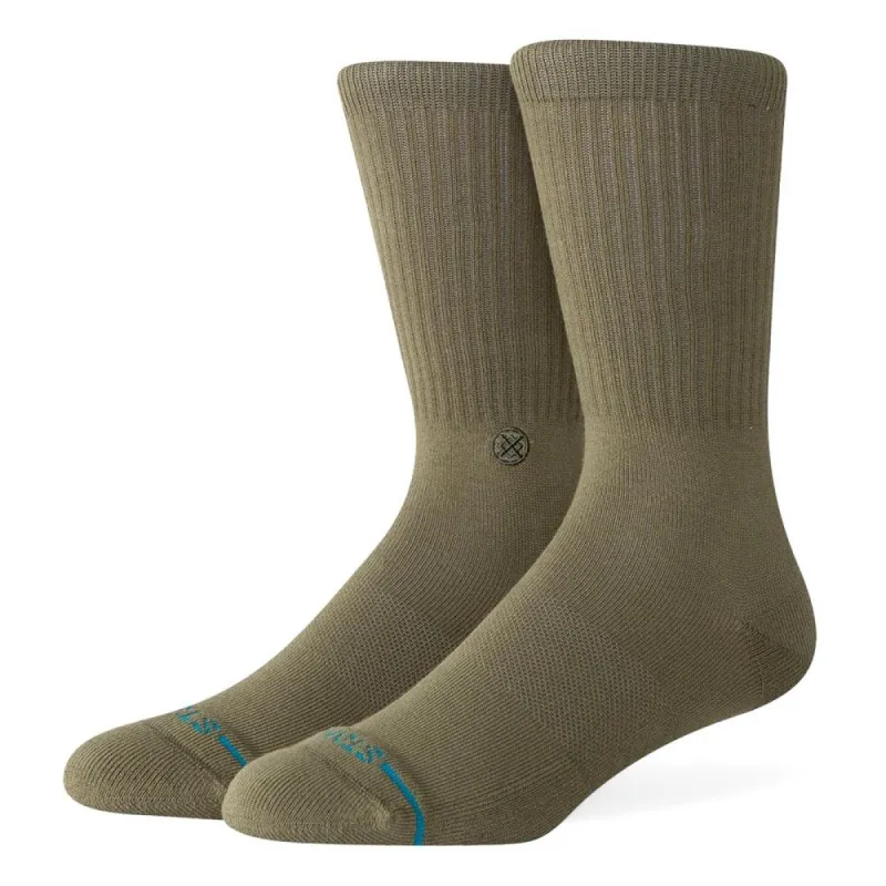 Stance Icon Socks - Green - Large sold by Source Skate Co.