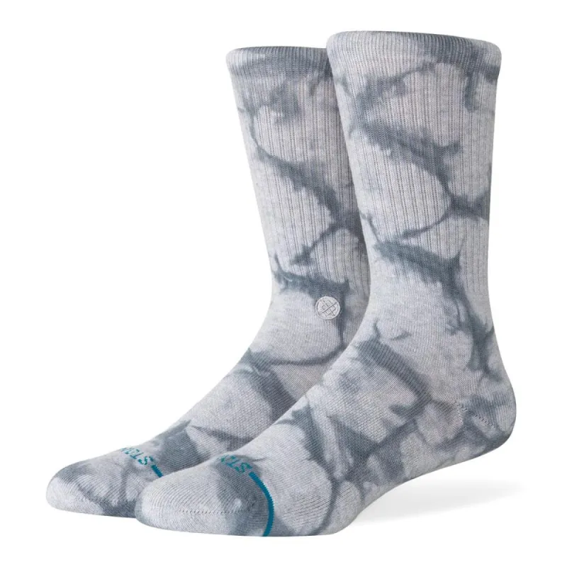 Stance Icon Dye Crew Socks - Grey - Large sold by Source Skate Co.