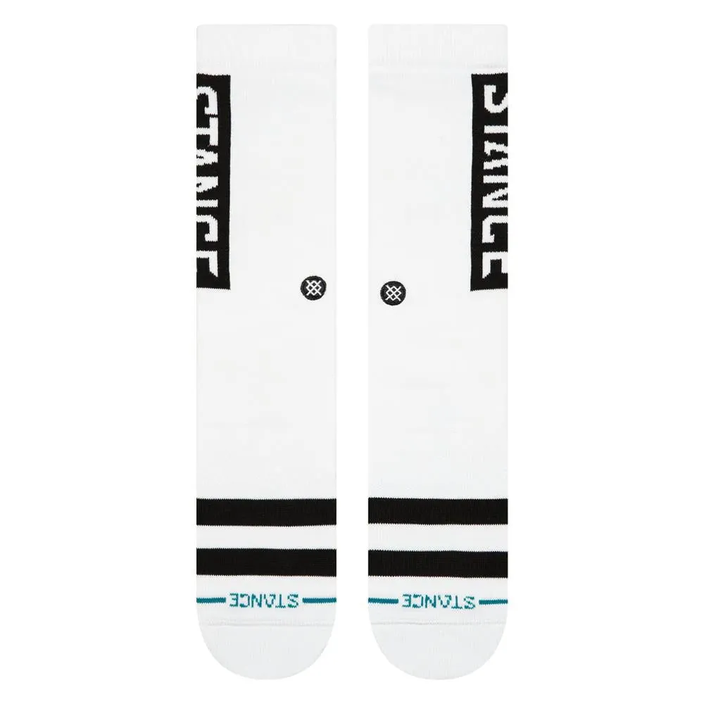 Stance OG Socks - White - Large sold by Source Skate Co. product image thumbnail 2