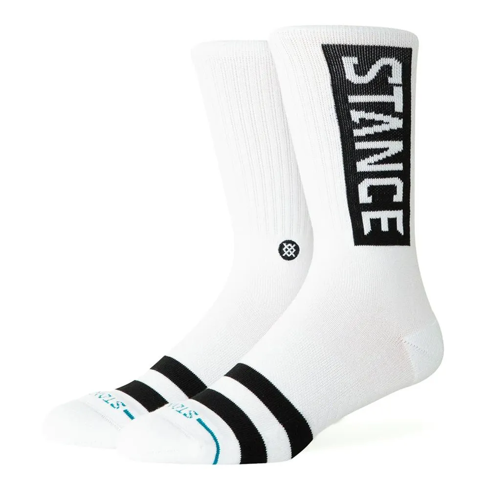Stance OG Socks - White - Large sold by Source Skate Co.