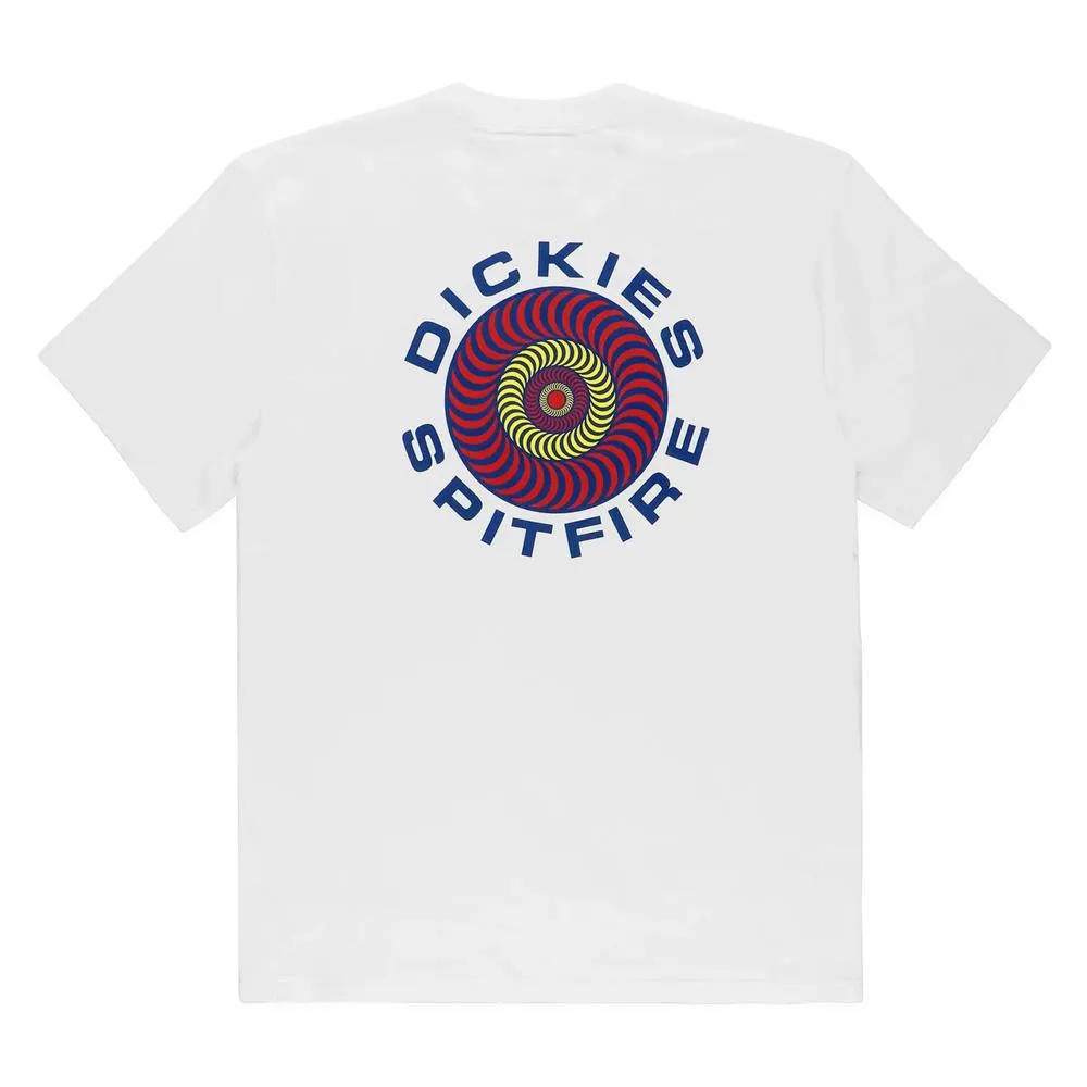 Dickies x Spitfire T-shirt - White sold by Source Skate Co.