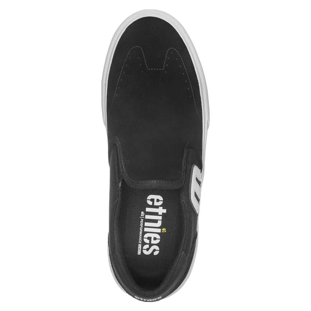 Etnies Lo-Cut Slip - Black/White sold by Source Skate Co. product image thumbnail 3