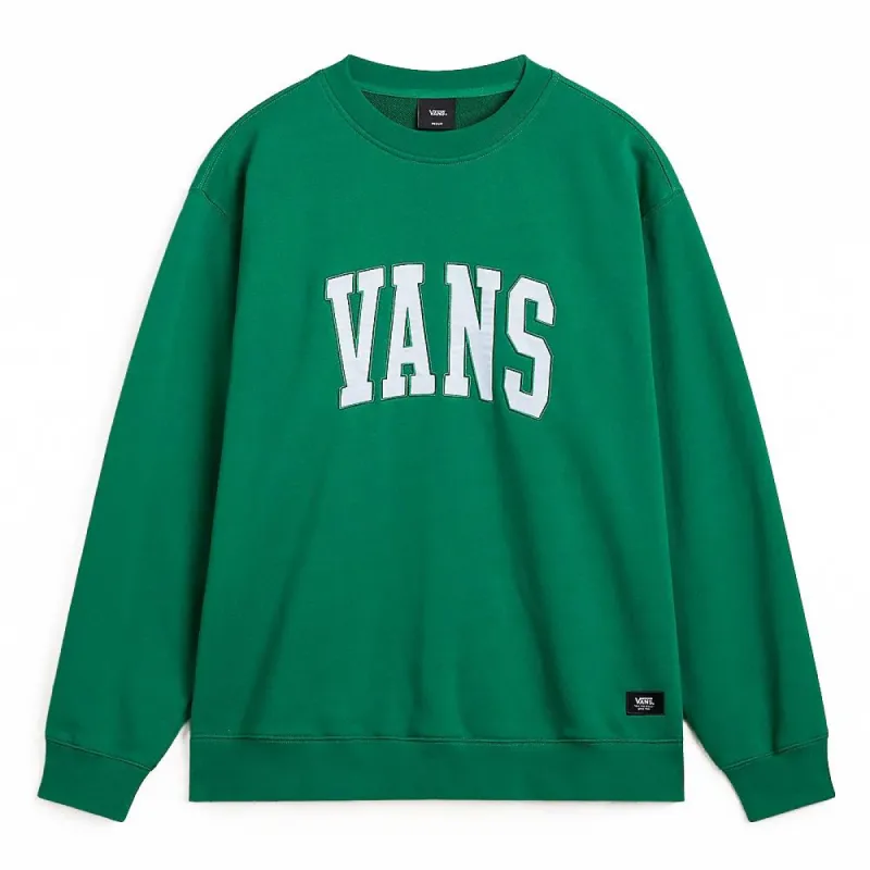 Vans Original Standards Varsity Loose Crewneck Sweatshirt - Verdant Green made by Vans