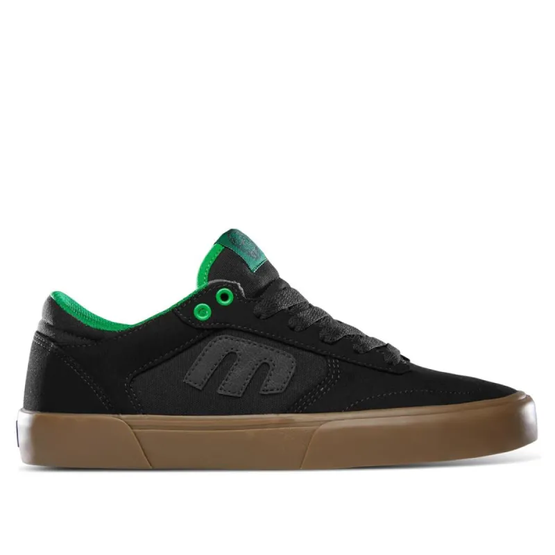 Etnies x Dig Windrow Vulc - Black/Green/Gum sold by Source Skate Co.
