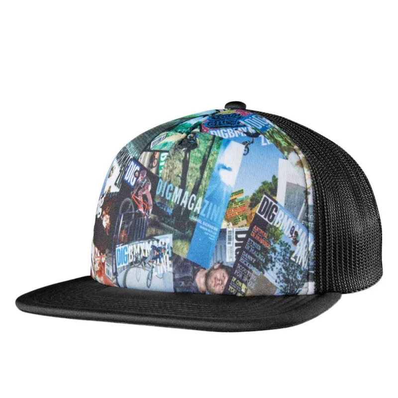Etnies x Dig Trucker Cap - Black/Blue made by Etnies