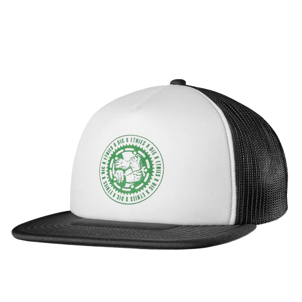 Etnies x Dig Trucker Cap - Black sold by Source Skate Co.