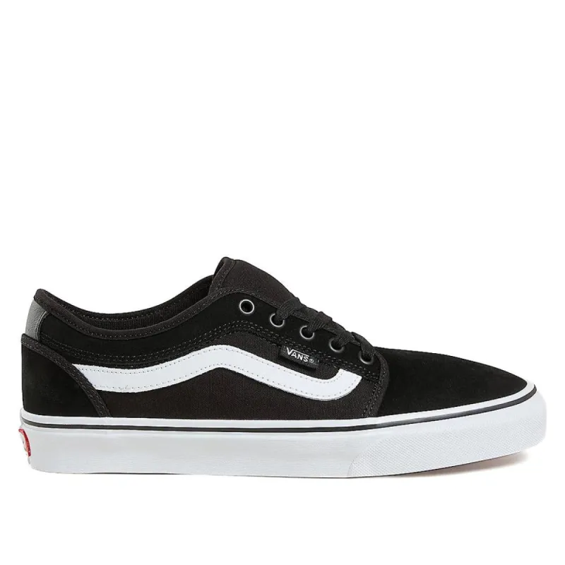 Vans Skate Chukka Low Sidestripe - Black/White sold by Source Skate Co.