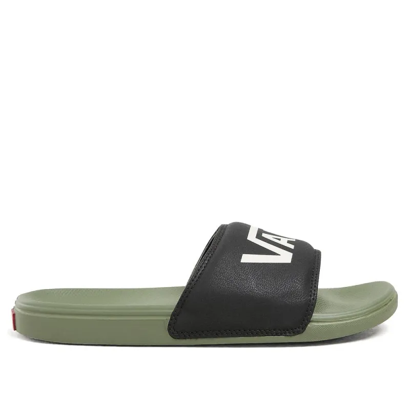 Vans La Costa Slide-On - Black/Olivine sold by Source Skate Co.