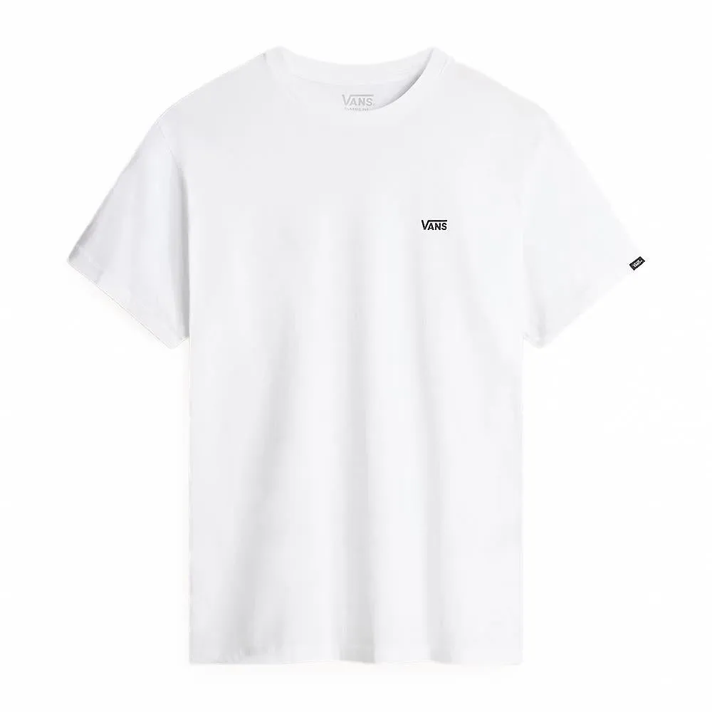Vans Left Chest Logo T-shirt - White/Black sold by Source Skate Co.