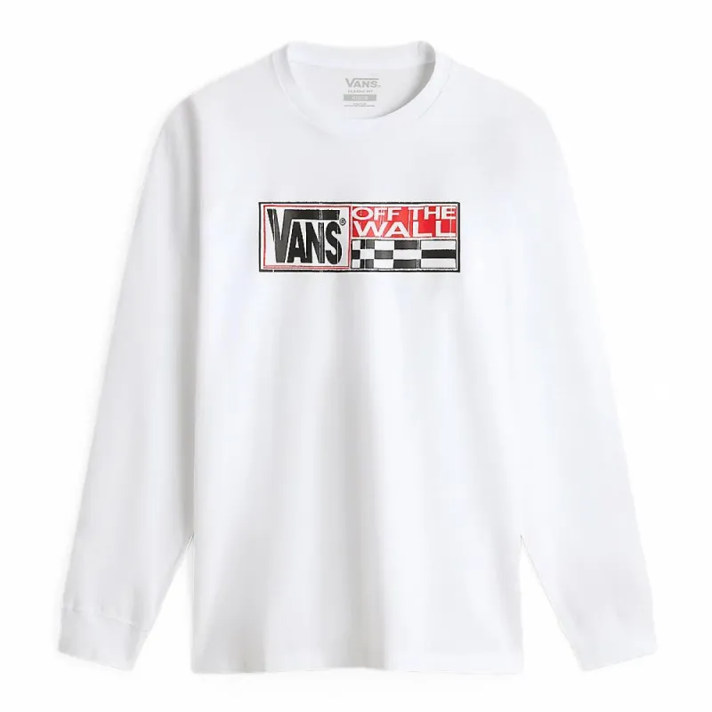 Vans Hi Stretch Long Sleeve T-shirt - White sold by Source Skate Co.