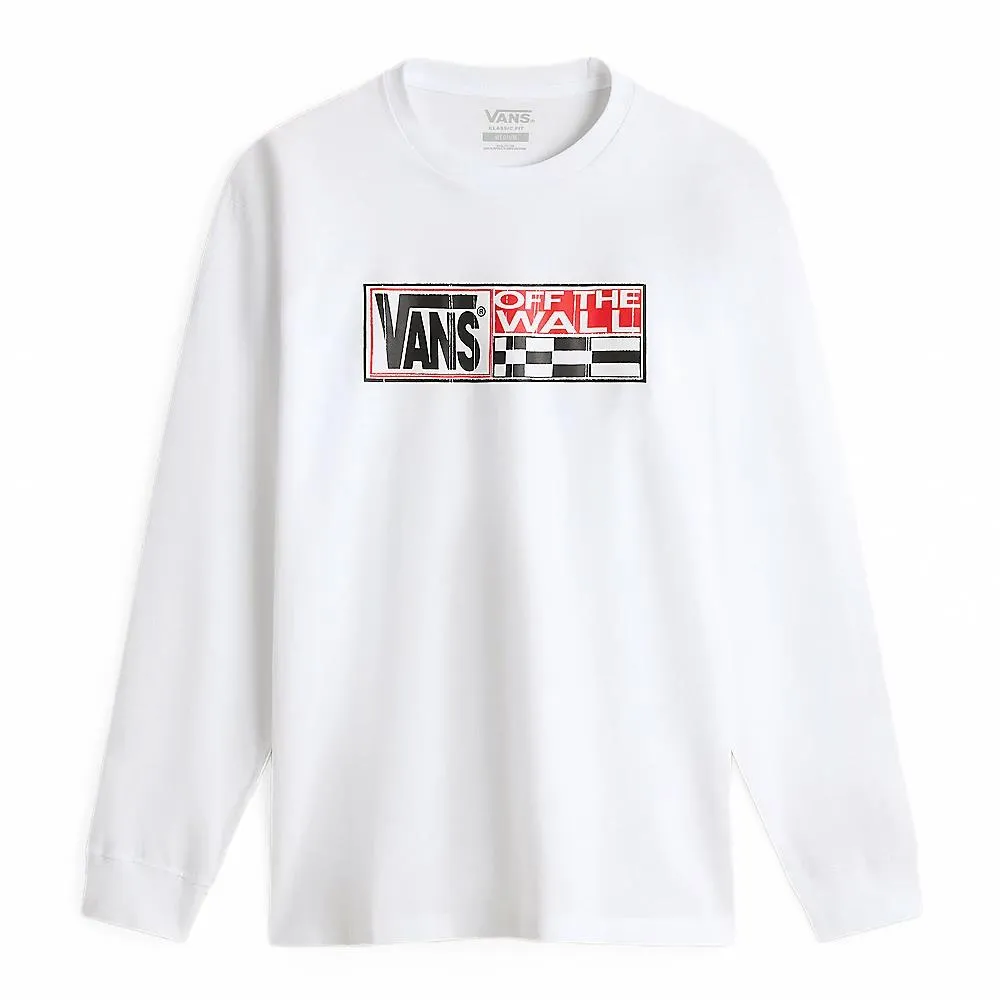 Vans Hi Stretch Long Sleeve T-shirt - White sold by Source Skate Co.