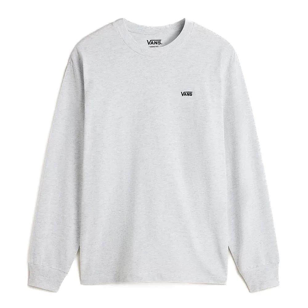 Vans Left Chest II Loose Long Sleeve T-shirt - Light Grey Heather sold by Source Skate Co.