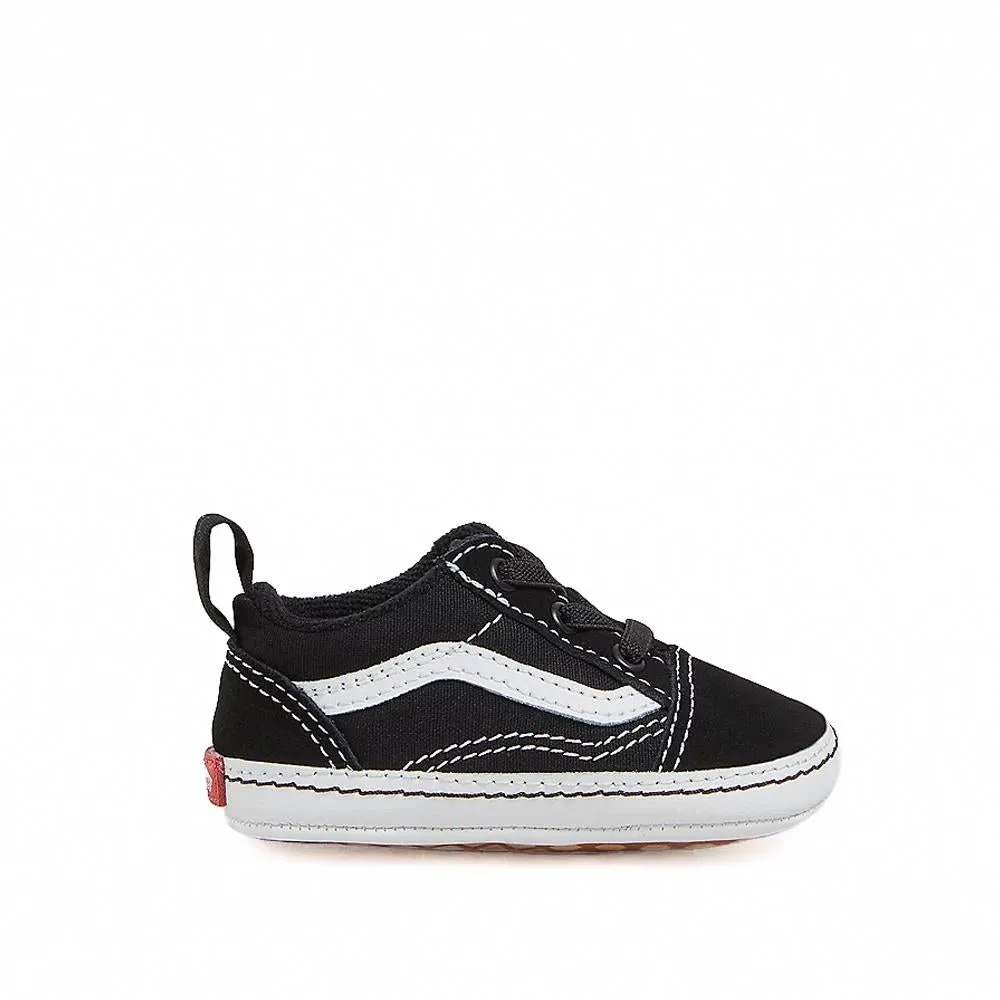 Vans Infant Old Skool Crib Shoes (0-1 Year) - Black/True White sold by Source Skate Co.