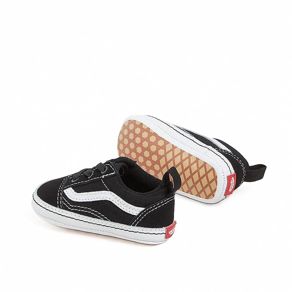 Vans Infant Old Skool Crib Shoes (0-1 Year) - Black/True White sold by Source Skate Co. product image thumbnail 3