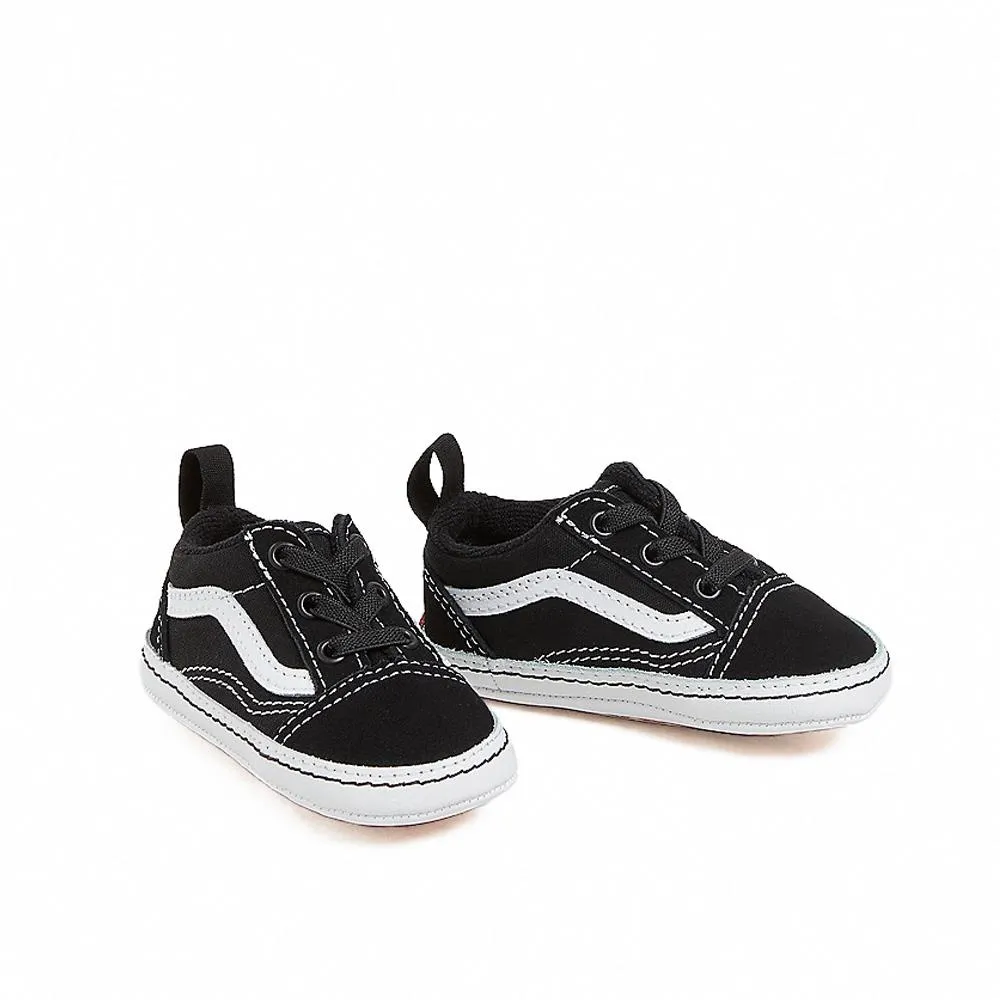Vans Infant Old Skool Crib Shoes (0-1 Year) - Black/True White sold by Source Skate Co. product image thumbnail 2