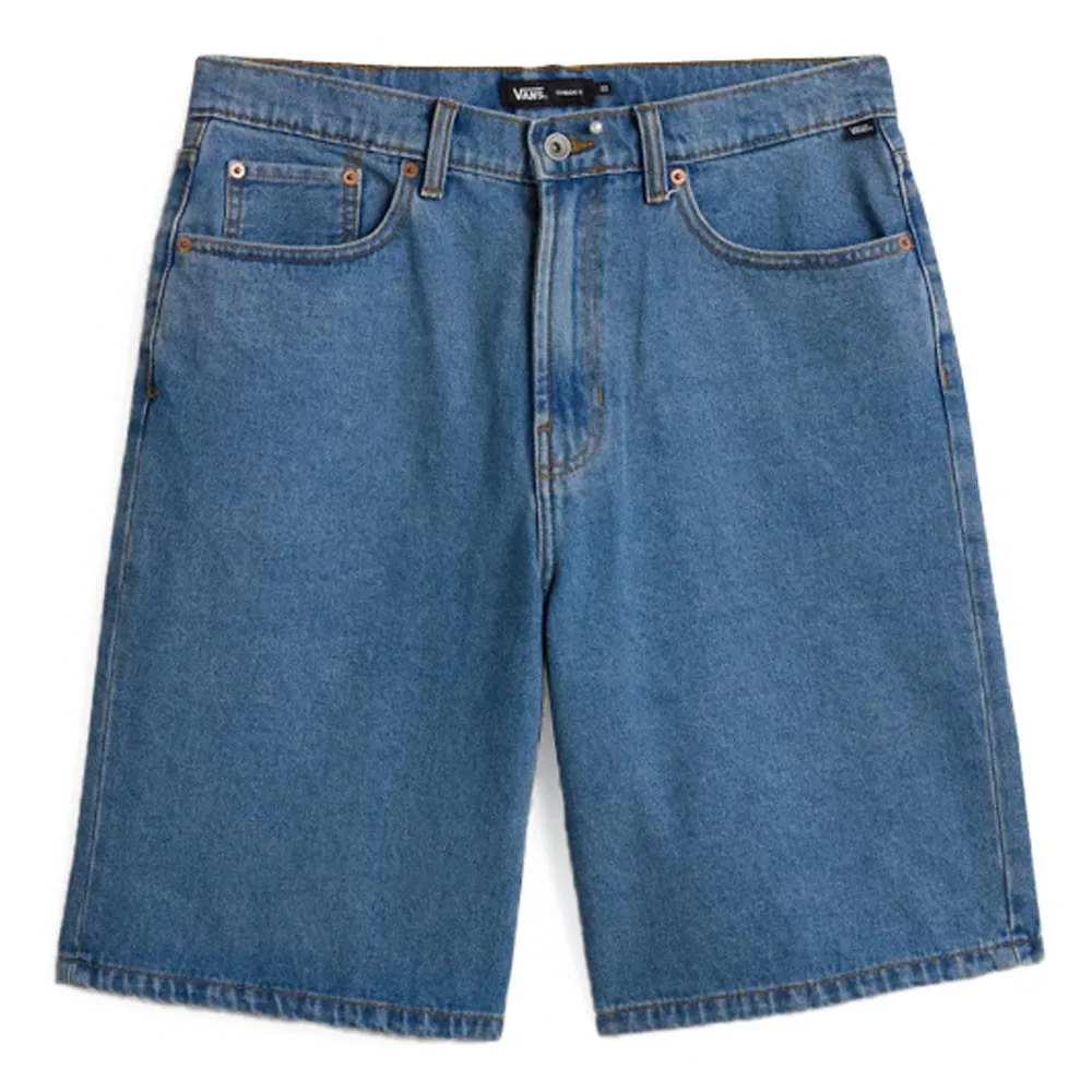 Vans Check-5 Baggy Denim Shorts - Stonewash Blue sold by Source Skate Co.