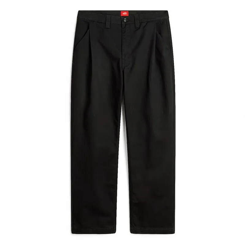 Vans Skate Loose Pleated Trousers - Black sold by Source Skate Co.