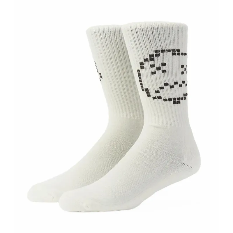 Vans Skate Face Crew Socks - Marshmallow sold by Source Skate Co.