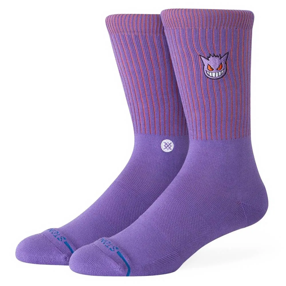 Stance Gengar Crew Socks - Purple - Large sold by Source Skate Co.