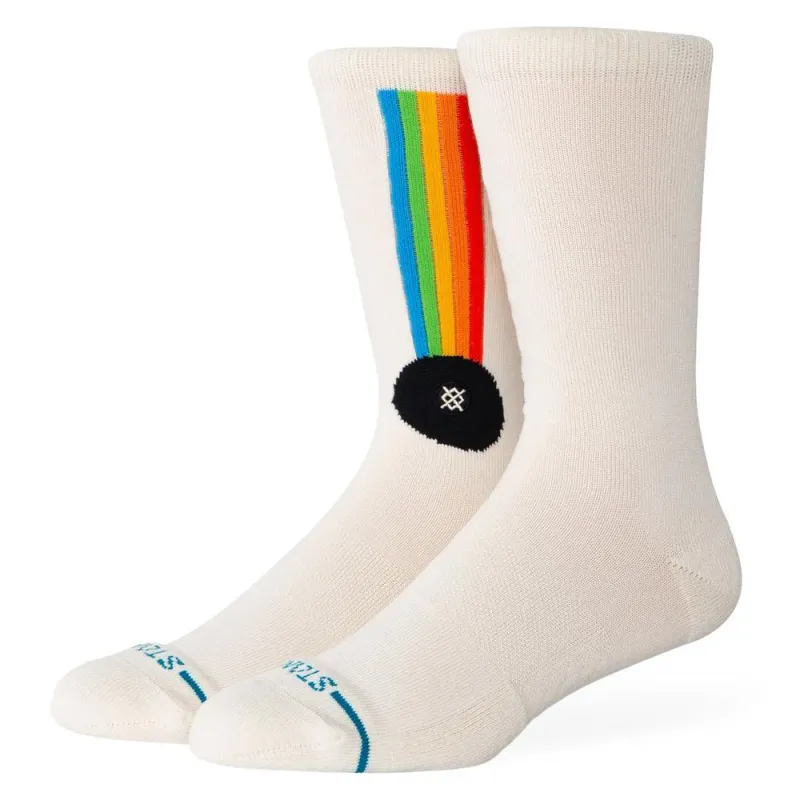 Stance Aperture Crew Socks - White - Large sold by Source Skate Co.