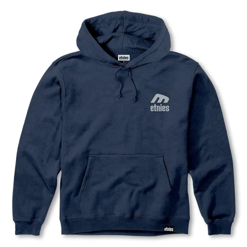Etnies Icon E Pullover Hoodie - Navy/Grey made by Etnies